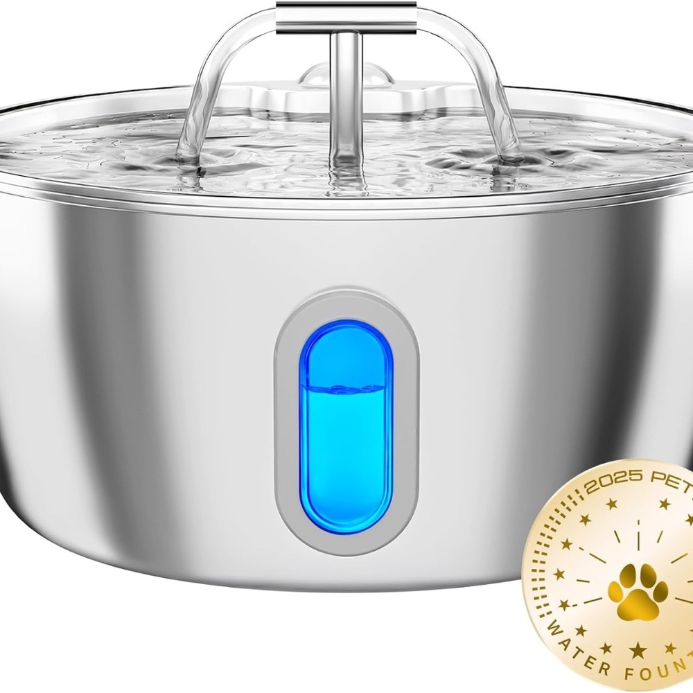 Stainless Steel Water Fountain for Cats/Dogs